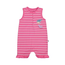 Civil Baby Çizgi Emp Deniz Kızı Baskılı 6-18 Ay Tulum - Fusya Fuşya