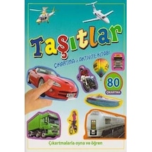Taşıtlar Çıkartma ve Aktivite Kitabı- Parıltı Yayınları