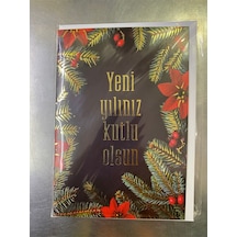 Yılbaşı Tebrik Kartı Zarflı 1 Adet