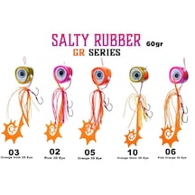 Fujin Salty Rubber 60gr Gr Serisi Tai Rubber Set 05 Orange 3d Eye