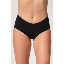 Ang Butik Siyah Mı 2702 Lazer Kesim Toparlayıcı Mama Slip Korse