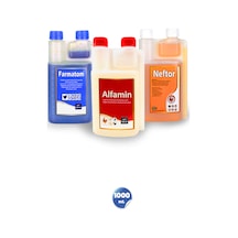 Kanatlı Hayvanlar İçin 3'lü Set Farmatom+neftor+alfamin 1l