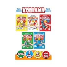 4 - 6 Yaş Oyunlarla Eğlenceli Kodlama Etkinlikleri 5 Kitap