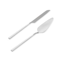 The Mia Bianco Pasta Servis Takımı Gümüş 2 Parça Ckb0249 Gümüş