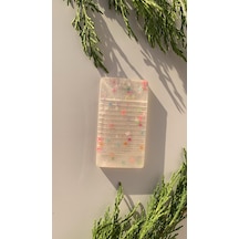Tırtıklı Yıldız Glitterli Dikdörtgen Kitap Defter Ayracı Epoksi