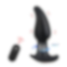 Carmine Wireless Kumandalı 10 Modlu Su Geçirmez Giyilebilir Anal Plug Lüks Vibratör Siyah