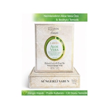 Aloe Vera Özlü Doğal Süngerli Sabun Hassas Ciltler İçin Nemlendiricin Köpüren Kokulu Banyo Süngerli Sabun Acı Badem