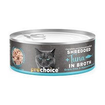 Deluxe Shredded, Tahılsız, Hipoalerjenik, Tiftiklenmiş Tuna Balıklı Yaş Kedi Maması, 70 G
