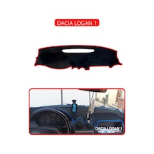 Dacıa Logan 1torpido Koruma Halısı Kırmızı Kenar