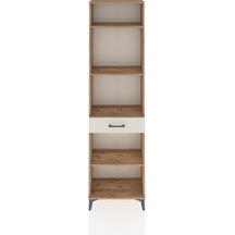Arges Dolap 4 Raflı Tek Çekmeceli 60x30x221 Çam-aytaşı Atlas Çam