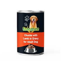 Econature Kuzu Etli Yetişkin Köpek Konservesi 400 Gr