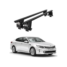 Royal Kia Optima 2015 Ve Sonrası Uyumlu Siyah Kilitli Ara Atkı Port Bagaj Tavan Barı