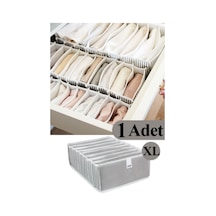 Akordiyon Organizer Çekmece İçi Düzenleyici Xl Plastik 40 X 30 Gri Diğer