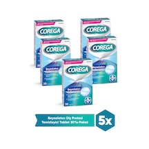 Corega Beyazlatıcı Temizleyici Tablet 5 x 30 Tablet
