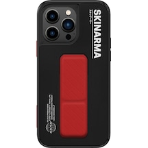 Apple Uyumlu iPhone 14 Pro Max Kılıf Skinarma Standlı Deri Görünümlü Gyo Kapak