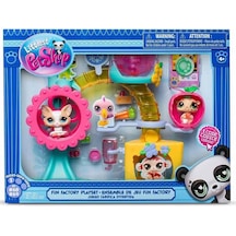 5196 Littlest Pet Shop Minişler Eğlence Fabrikası Oyun Seti S1 -sunman Standart