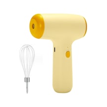 Sones Kablosuz Mini Elde Taşınabilir Çok Fonksiyonlu Elektrikli Karıştırma Mikseri, Renk: Tek Çubuk Bej Diğer