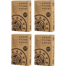 Kahve Dünyası No: 4 Kahve Filtre Kağıdı 4 x 80'li