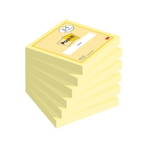 Kendinden Yapışkanlı Not Notes Promosyon, Cam Göbeği, Macenta, Sarı 76x76mm