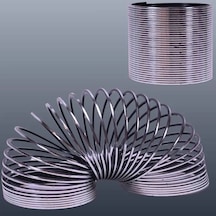 Dev Boyut Stres Yayı Gümüş Stres Yayı Vıp Yüksek Kalite 1 Adet Gümüş Stres Yayı 10 Cm Genişlik