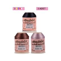 Hubrendy Tedarik 3 Adet Altınbaşak Oya Ve Dantel İpi 20 Gr - Royaleks - No: 117 - 103 - 485