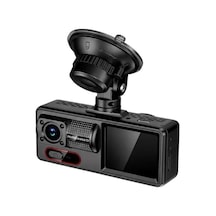 Full Hd 1080p Dash Cam, 3 Kameralı Araç İçi Görüntü Kaydedici, Park Modu