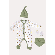 Mama Padre Animal Yenidoğan Mini Set - 4 Parça Renkli - 861046922 Renkli