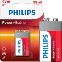Ayt Philips 6lr61-p1b 9 Volt Power Alkalin Pil Tekli