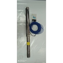 Impo Sk 409/14 Technoplast Başlıklı Derin Kuyu 3 Hp Monofaze Motorlu 15 Mt Kablolu Panolu Dalgıç Pompa