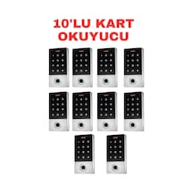 Sr-212 Em-w Parmak İzi Kart Okuyucu 125 Khz Ip68 Dokunmatik Şifreli Biyometrik Geçiş Kontrol Sistemi 10000 Kullanıcı 10 Adet