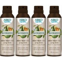 Arko Nem Değerli Yağlar Avokado Sprey Krem 4 x 150 ML