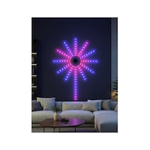 Rgb Led Duvar Lambası Telefon Kontrollü Uczzdp626ışık-5-1 Çok Renkli