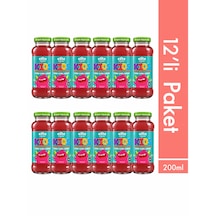 12'li Kids Organik Elma-çilek-limon Meyve Suyu 200 Ml