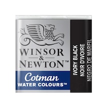 Winsor & Newton Cotman Yarım Tablet Suluboya Ivory Black 331 Karışık