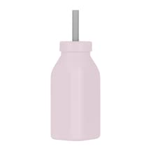 Silikon Şişe + Pipet - Misty Lilac / Powder Grey