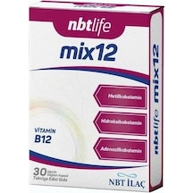 Nbt Life Mix12 B12 Ağızda Dağılan 30 Kapsül