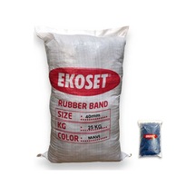 Küçük Paket Lastiği Mavi 40mm 25 Kg
