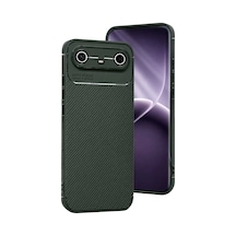 Newface Tecno Spark Slim 5g Auto Focus Karbon Kapak - Koyu Yeşil