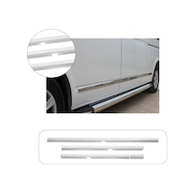 Volkswagen Transporter T5 2003-2015 Uyumlu Krom Yan Kapı Çıtası 5 Parça Paslanmaz Çelik