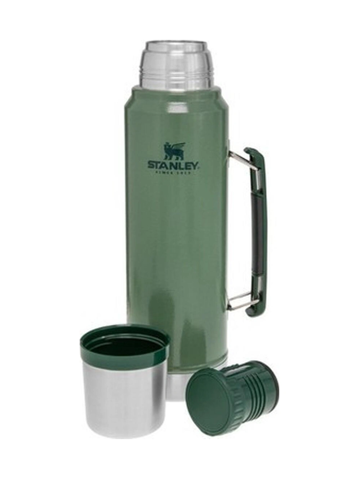 Stanley Klasik Vakumlu Termos 1,9 Lt-105113 Siyah - Yeşil