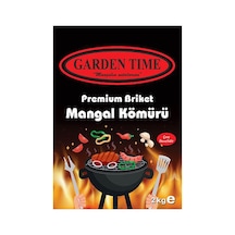 Garden Tıme Premıum Brıket Kömür 2kg - 7 Adet Tarı