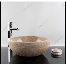 Emperador Çanak Mermer Lavabo