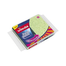Vileda Konfor Düz Sünger, Ekstra Emici, 2'li Paket Açık Indigo