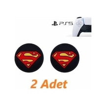 Ps5 Dualsense 2 Adet Süpermen Kabartma Desenli Analog Başlığı