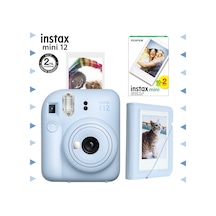 Fujifilm Instax Mini 12 Fotoğraf Makinesi + 20'li Film + Mini Albüm Mavi