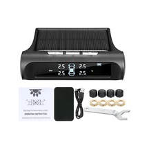 Tenfowee Dışarıdaki Sensörlü Güneş Enerjili Araç Lastik Basıncı Ve Sıcaklık İzleme Sistemi Tpms