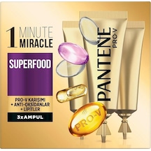 Pantene Ampul 1 Dakikada Mucize Superfood 3'lü 15 Ml