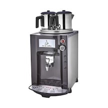 Remta Premium Jumbo 15 Litre İki Demlikli Çay Makinesi - Siyah