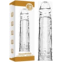 Hızlı Express Pretty Love Sleeve Damarlı Dolgulu 4 Cm Uzatmalı Şeffaf Silikon Penis Kılıfı