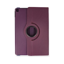 Apple İpad Pro 11 2024 Kılıf 360 Tablet Deri Kılıf - Mürdüm